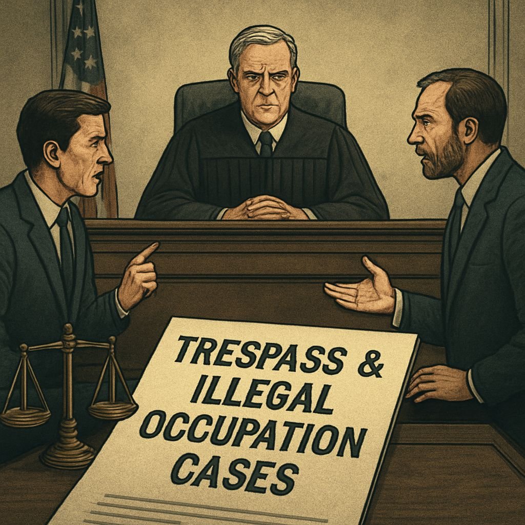 Criminal Trespass, Encroachment & Illegal Possession Cases