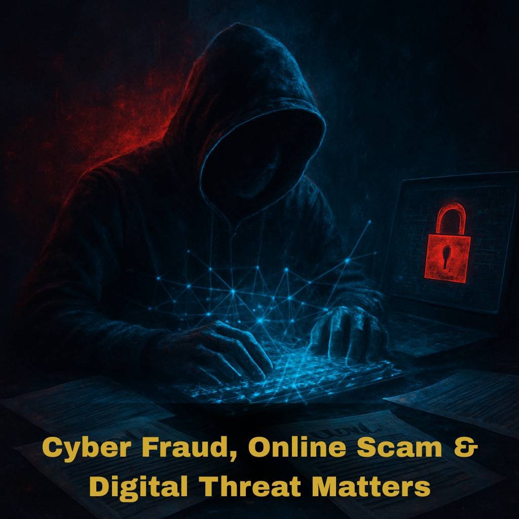 Cyber Fraud, Online Scam & Digital Threat Matters