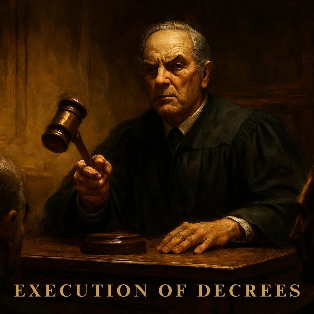 Execution Of Decrees & Court Orders