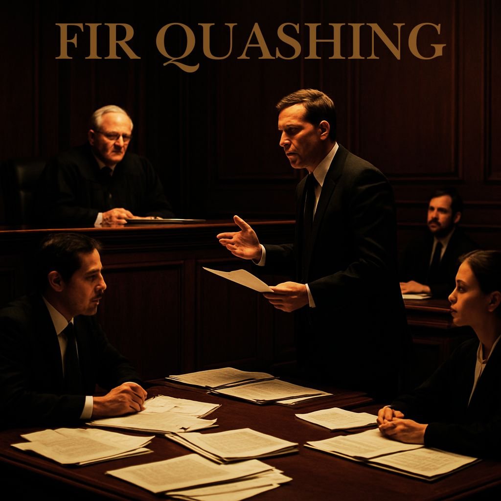 Fir Quashing Petitions Before The High Court