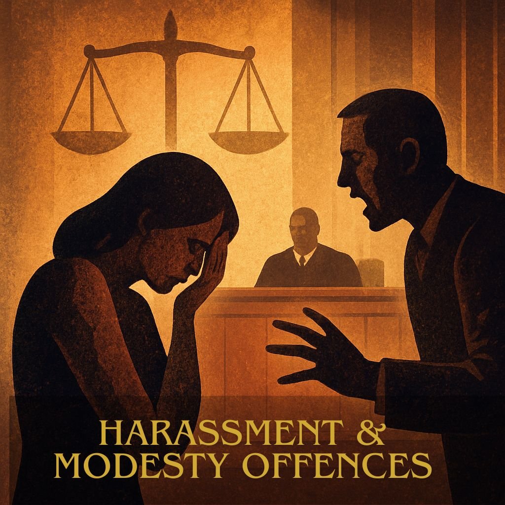 Harassment, Stalking, Cyberstalking & Modesty Offences