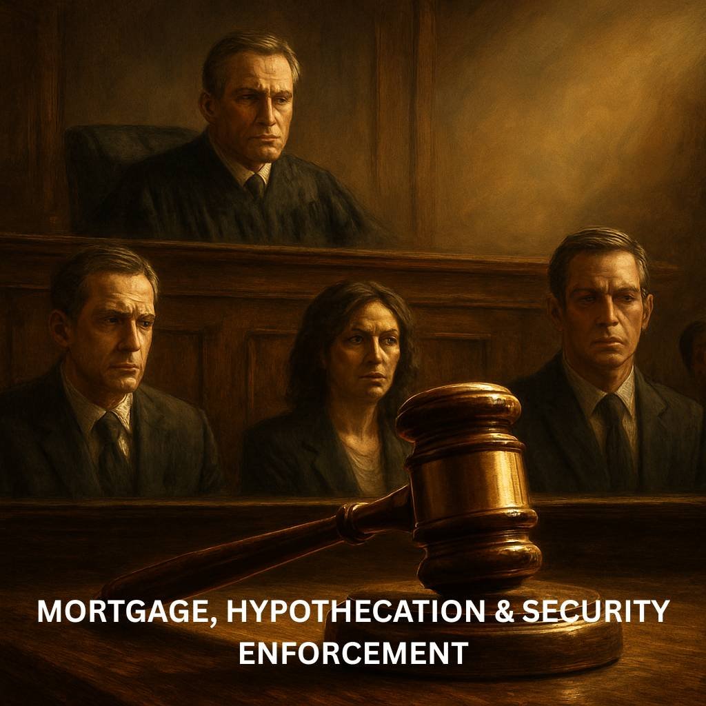 Mortgage, Hypothecation & Security Enforcement