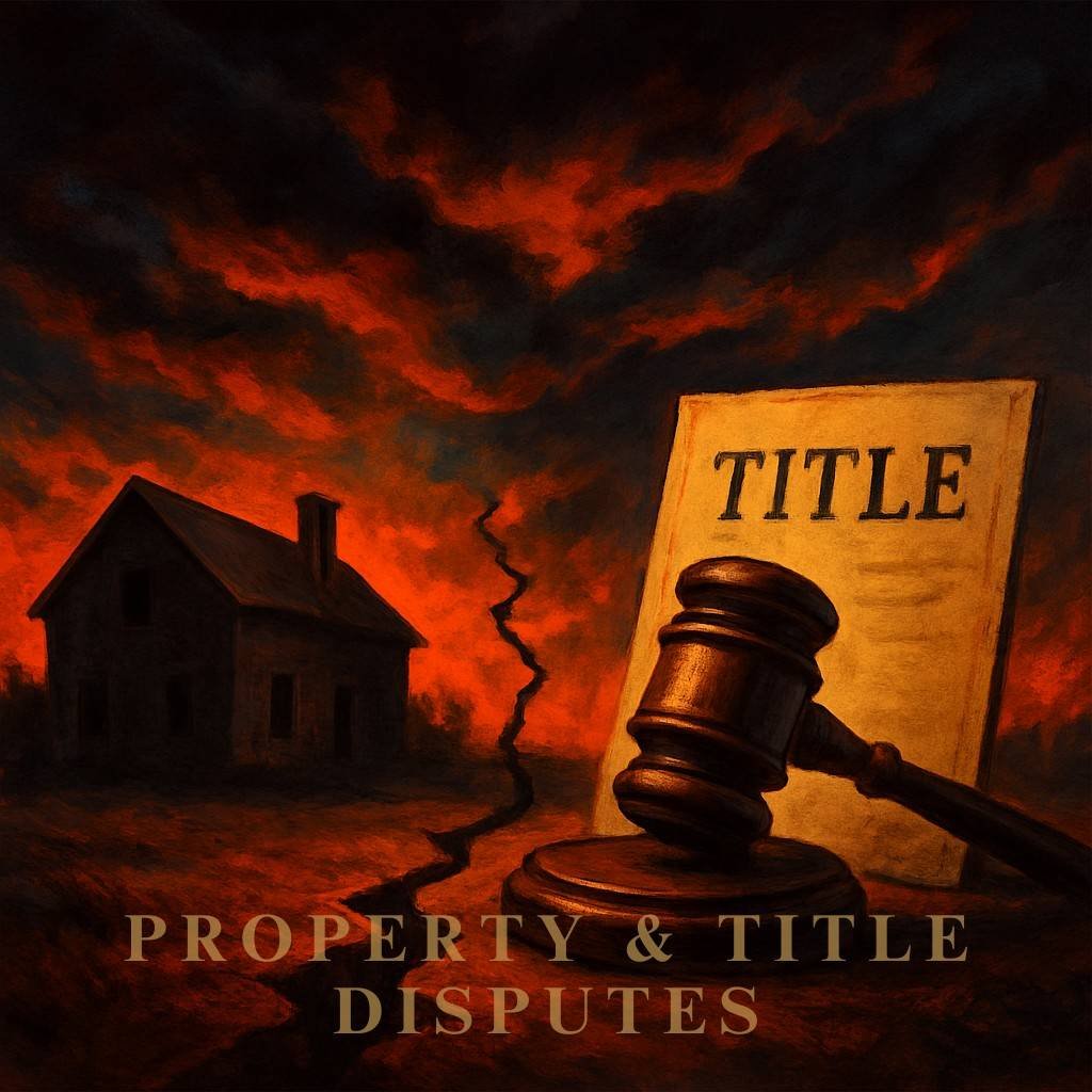Property Partition, Ownership & Title Disputes