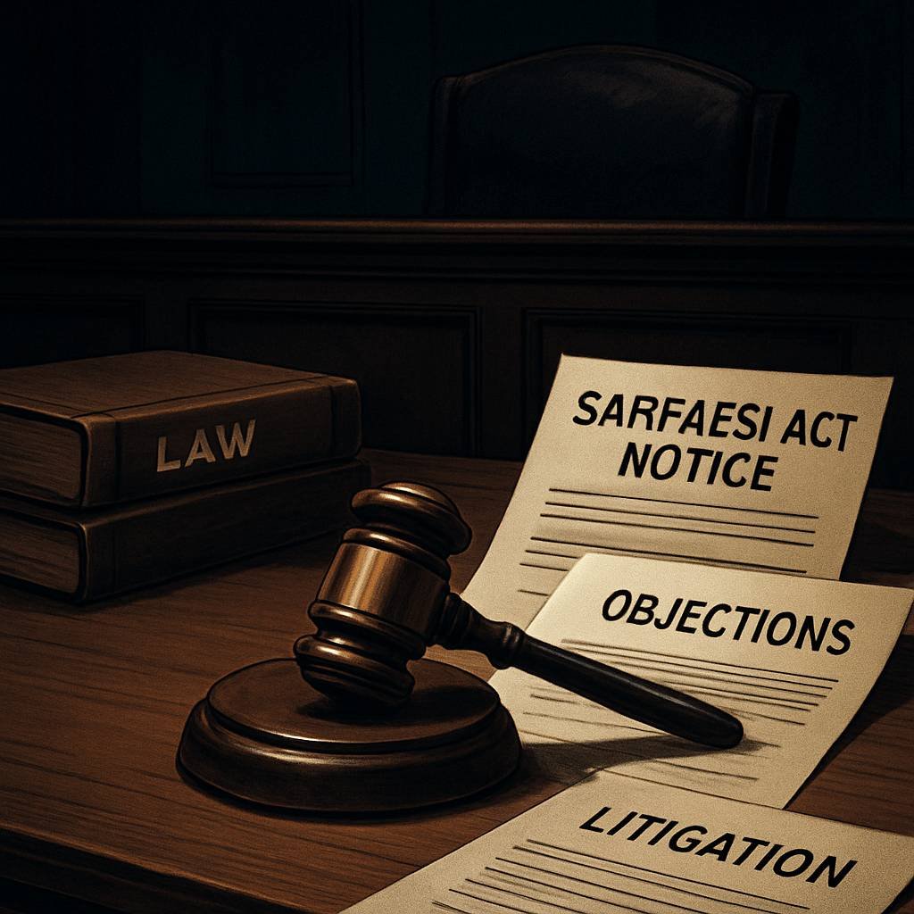 Sarfaesi Act Notices, Objections & Litigation