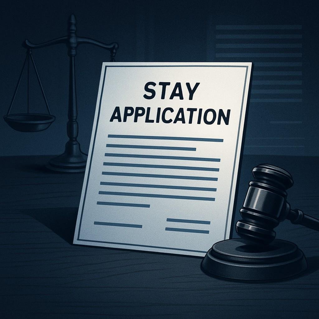 Stay Applications Before Courts