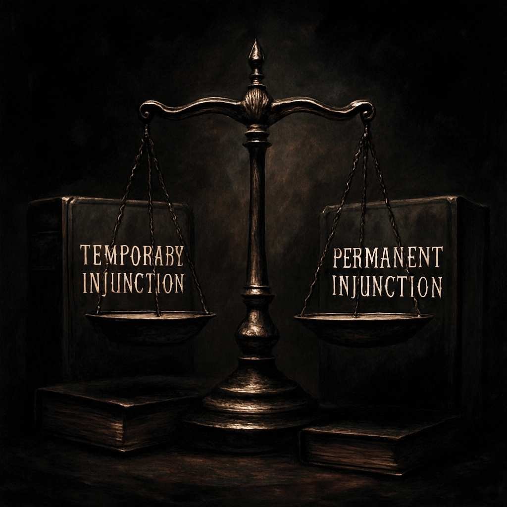 Temporary & Permanent Injunctions